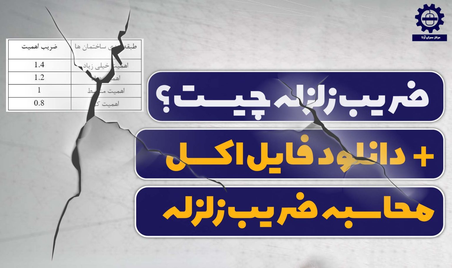 ضریب زلزله چیست؟ + دانلود فایل اکسل محاسبه ضریب زلزله